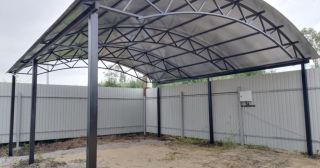Арочные навесы из металлопрофиля Владикавказ, цена от 3479 руб.