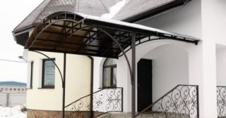 Навесы из металла над крыльцом Владикавказ, цена от 1922 руб.