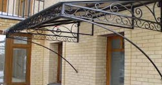 Кованные навесы к дому в Владикавказе по доступной цене | НавесыВкз от 2077 рублей